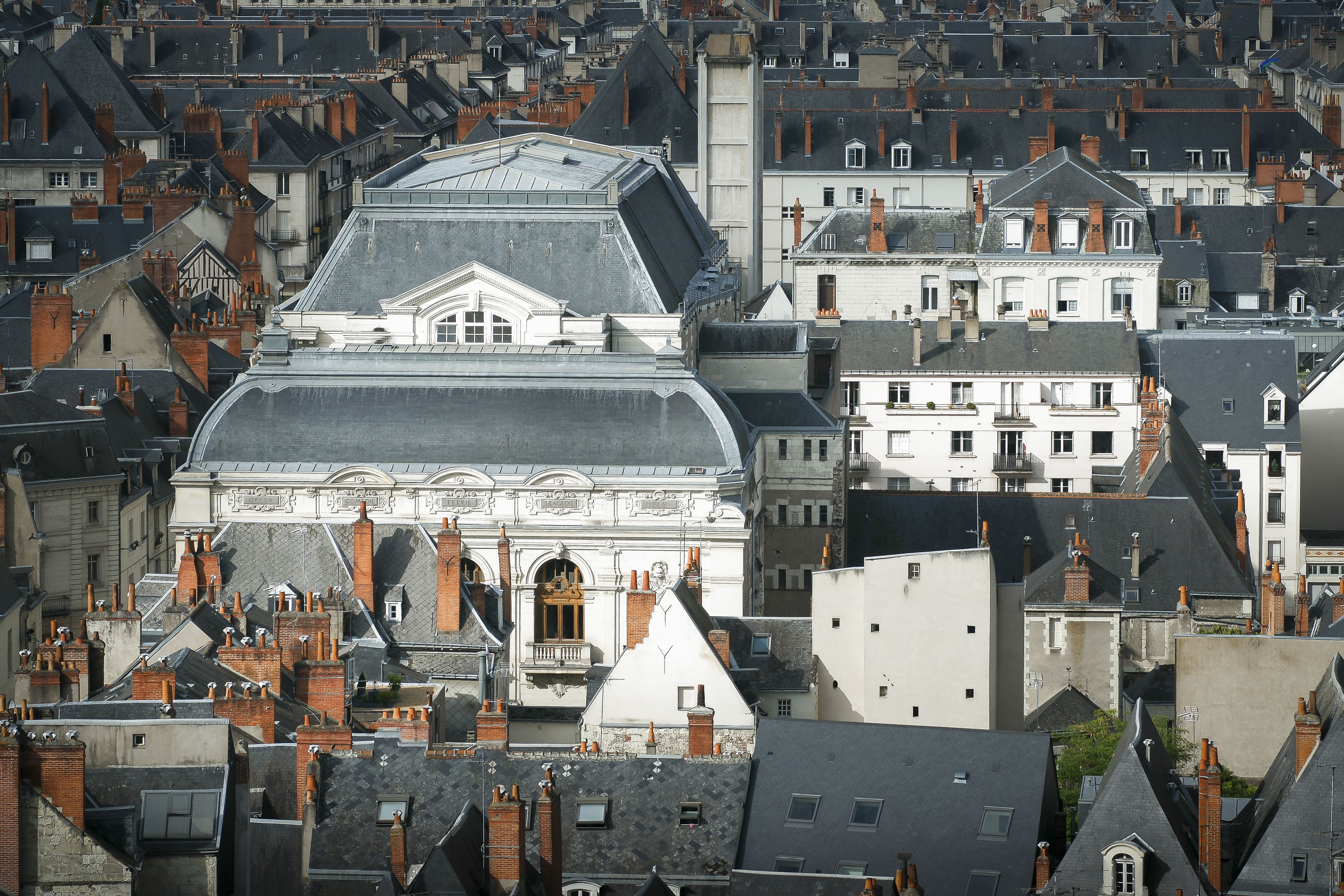 Opéra depuis la cathédrale Saint-Gatien - Septembre 2014