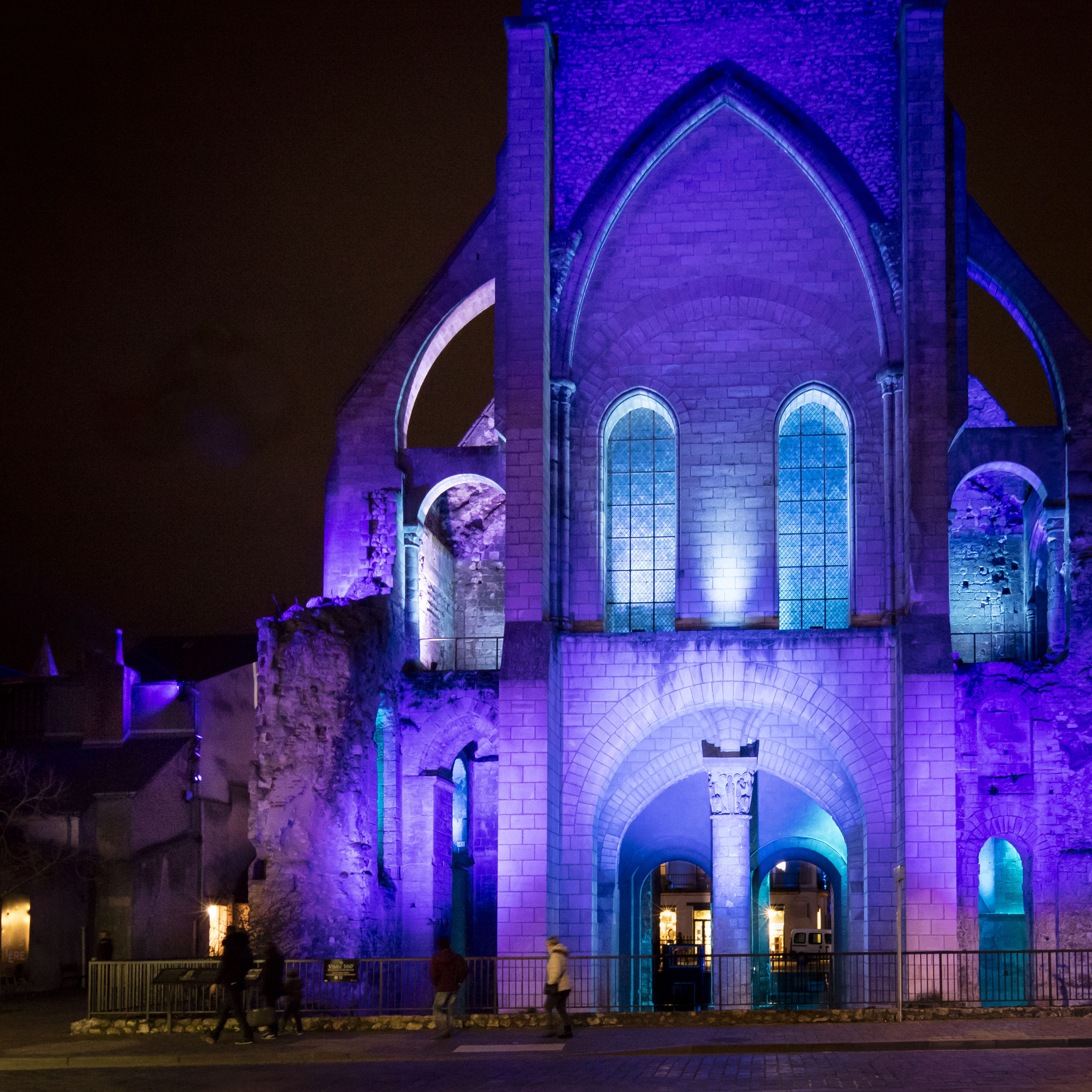 Tour Charlemagne, depuis la rue Descartes  - Janvier 2019