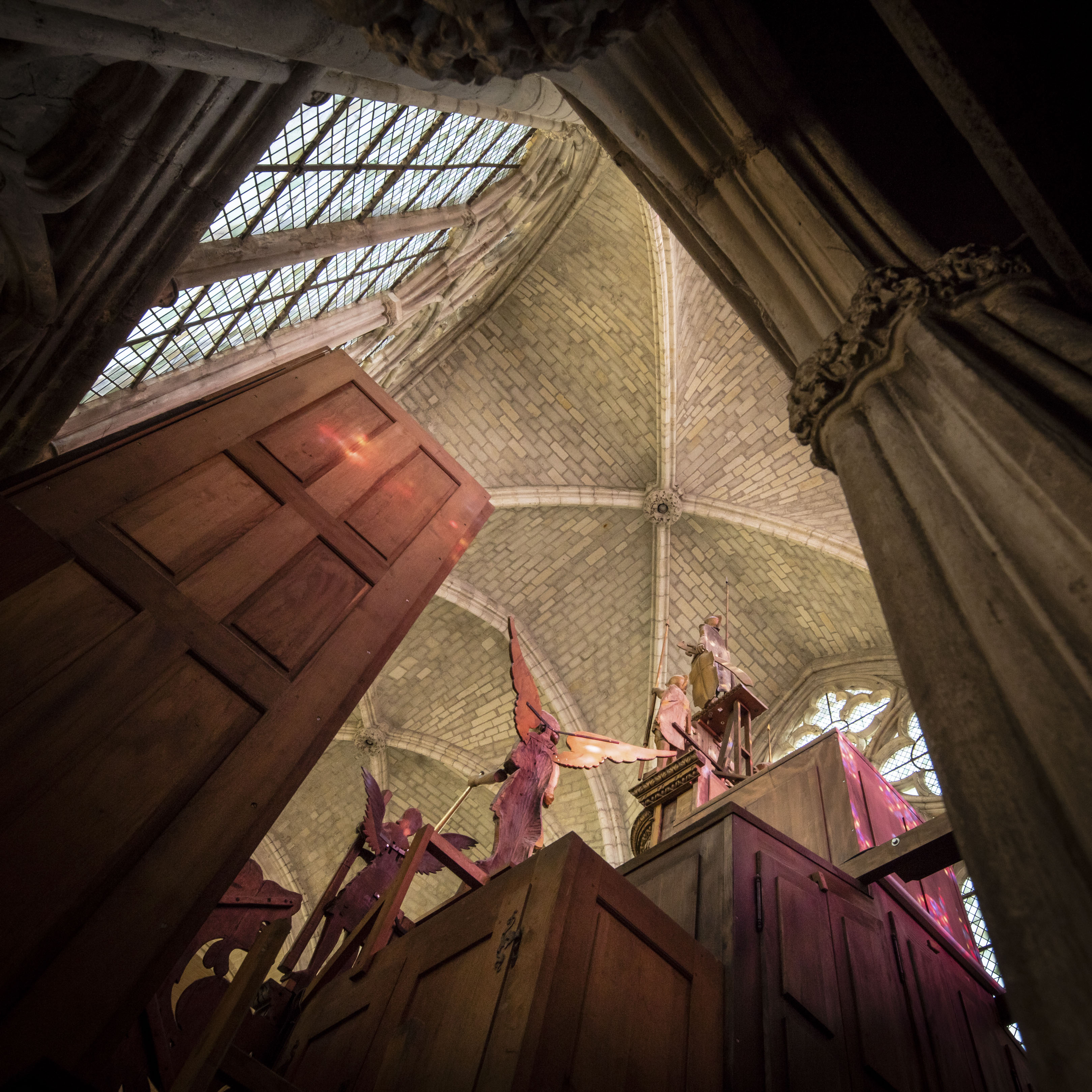 Cathédrale Saint-Gatien, l'orgue - Décembre 2016
