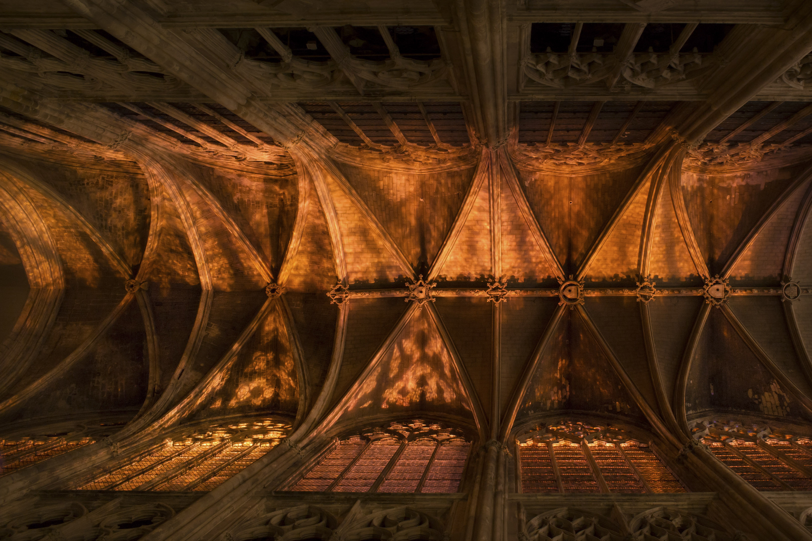 Cathédrale, transept et lumières de la rue Fleury #1 - Janvier 2015