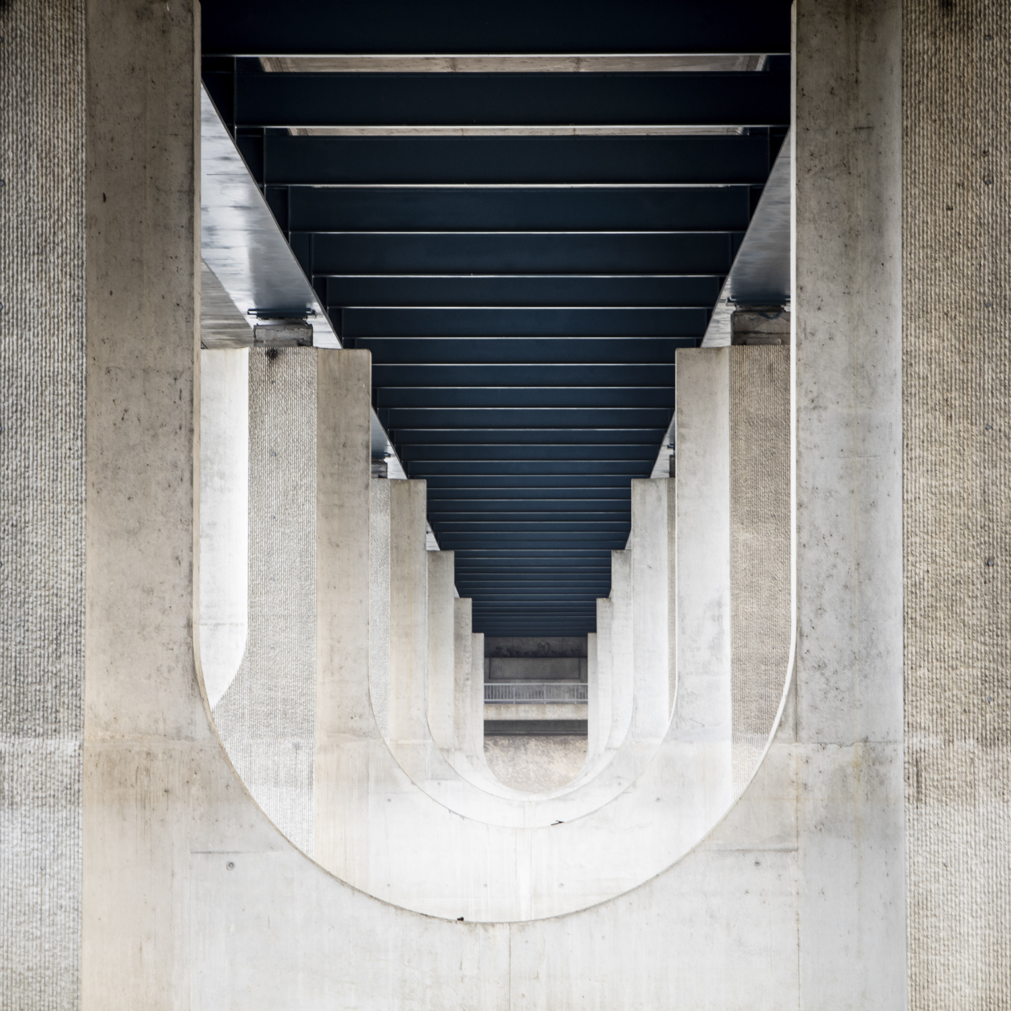 Pont du périphérique, entre Tours et Saint Cyr sur Loire - Avril 2017